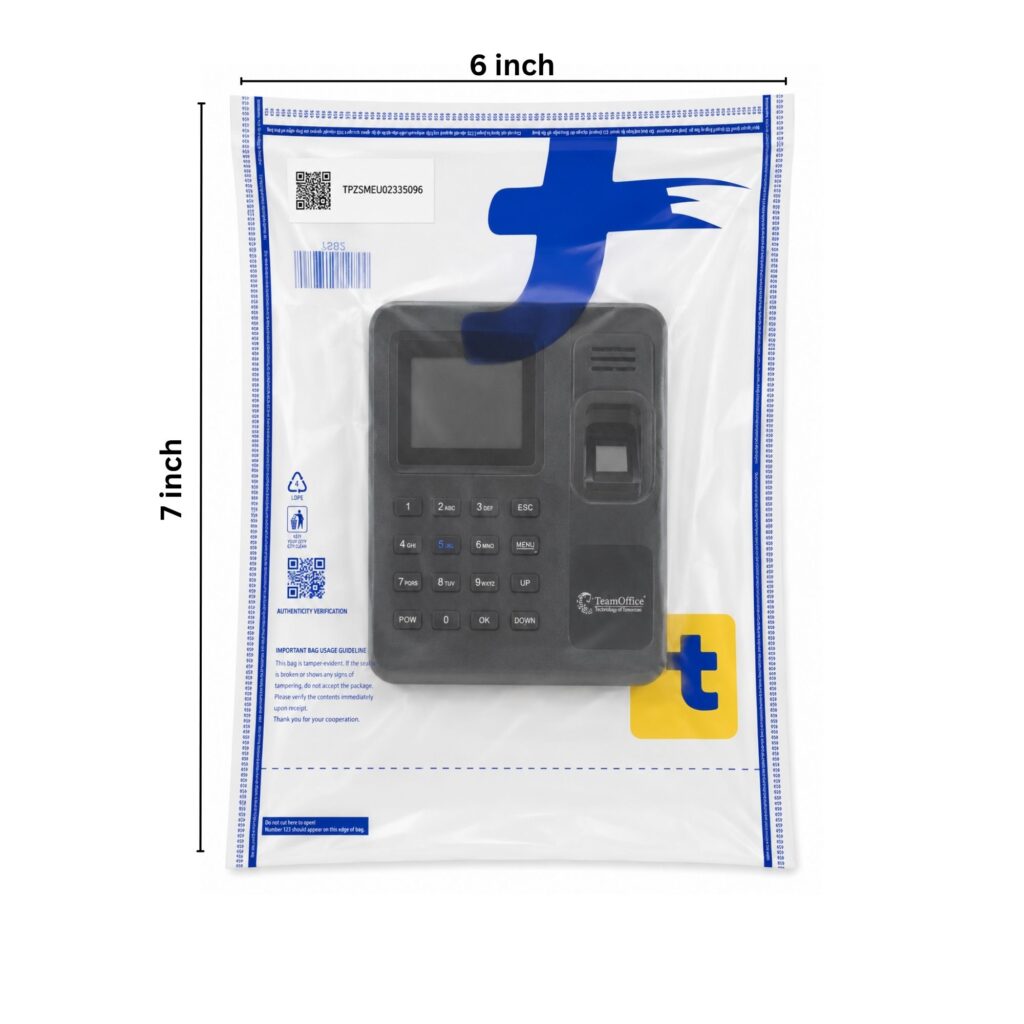 6x7 inch flipkart branded with bracode transparent non pod polybag double seal