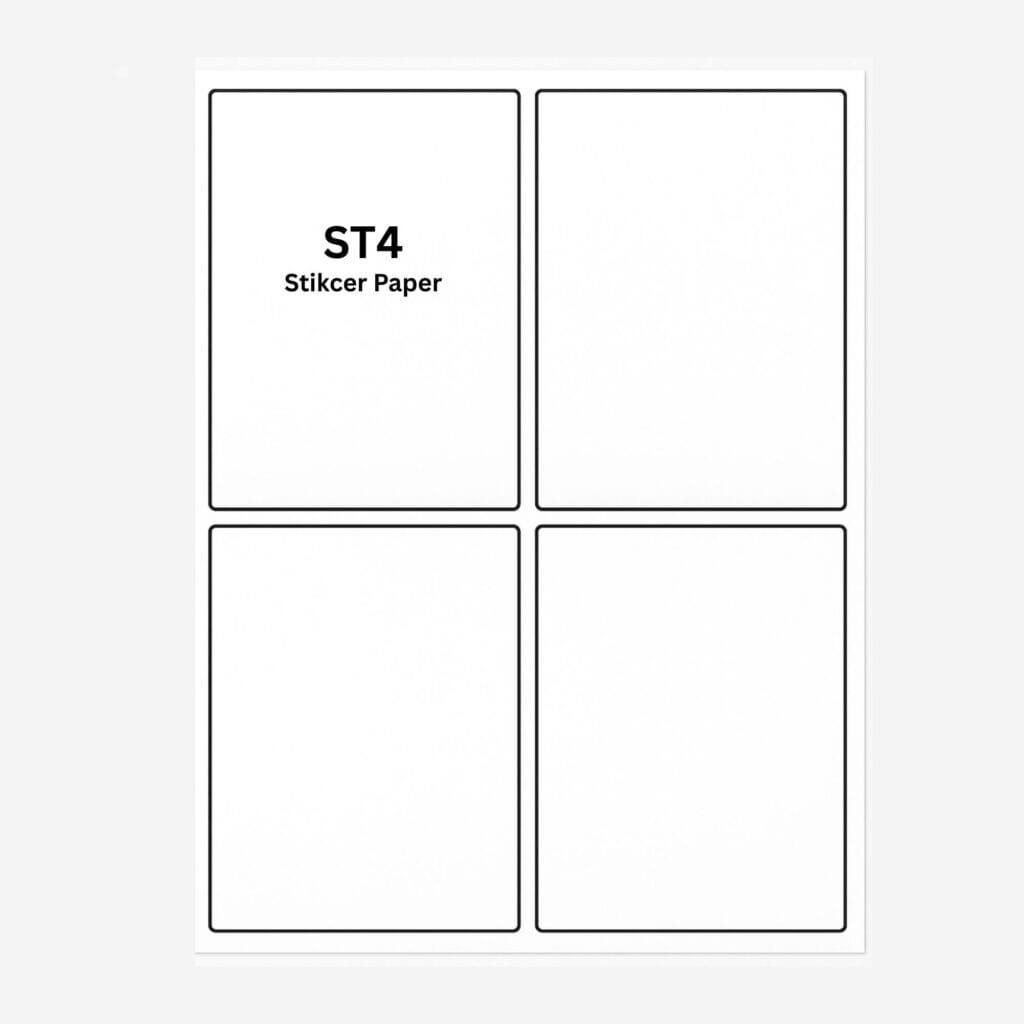 sticker paper st4