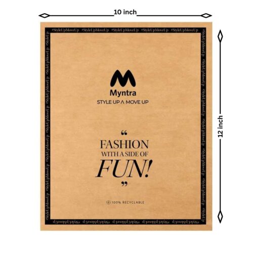 10×12 inch myntra paper polybag